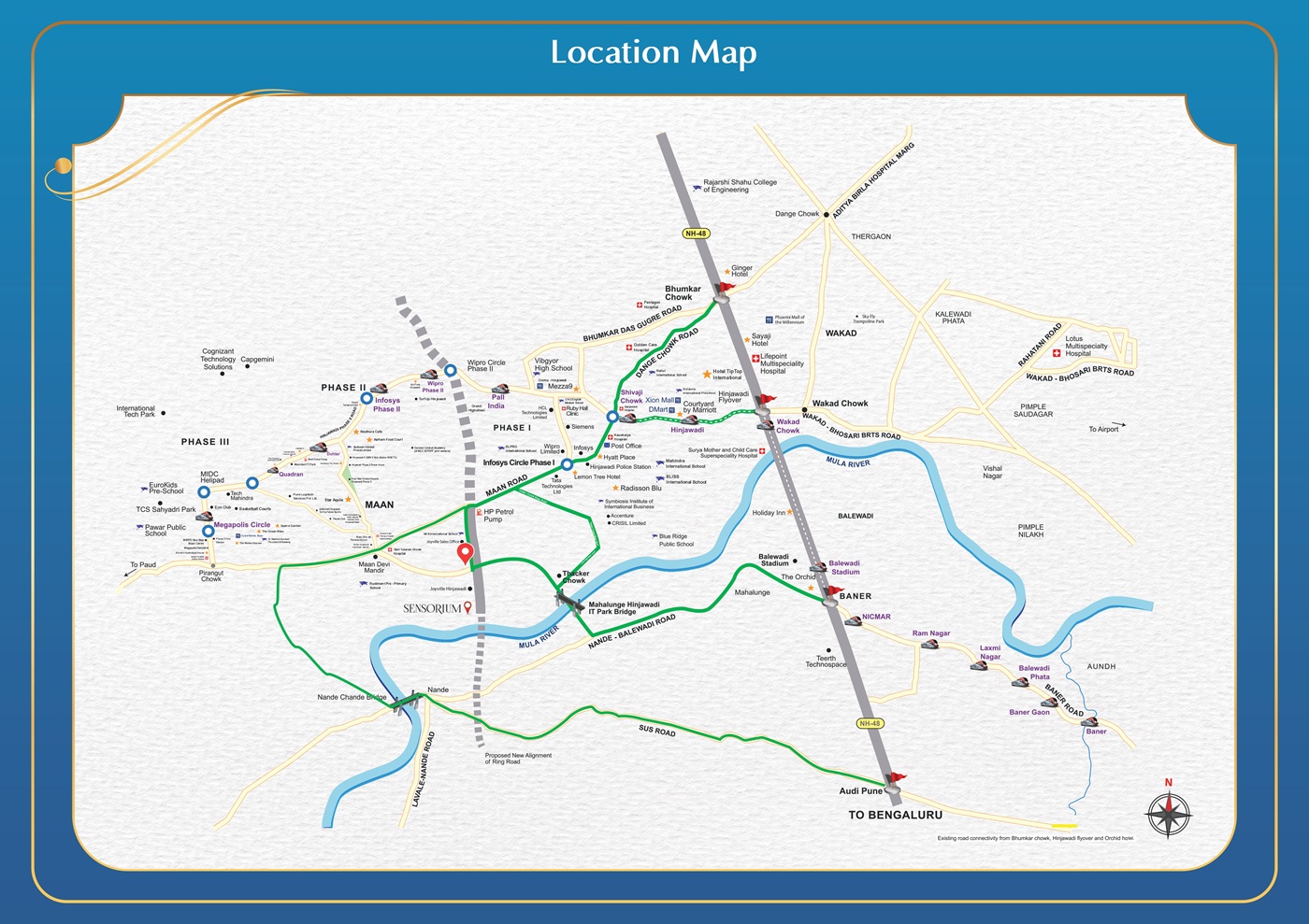 Location Map Hinjewadi Pune